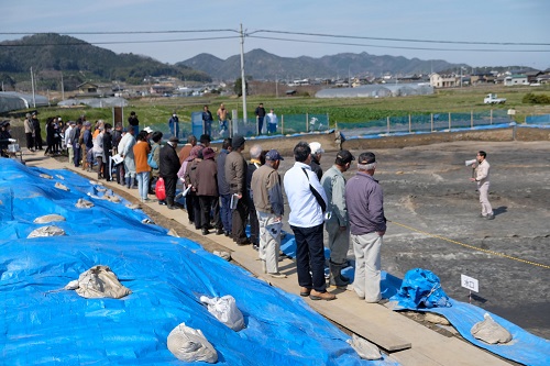 弥生時代に遡る可能性を持つ水田跡